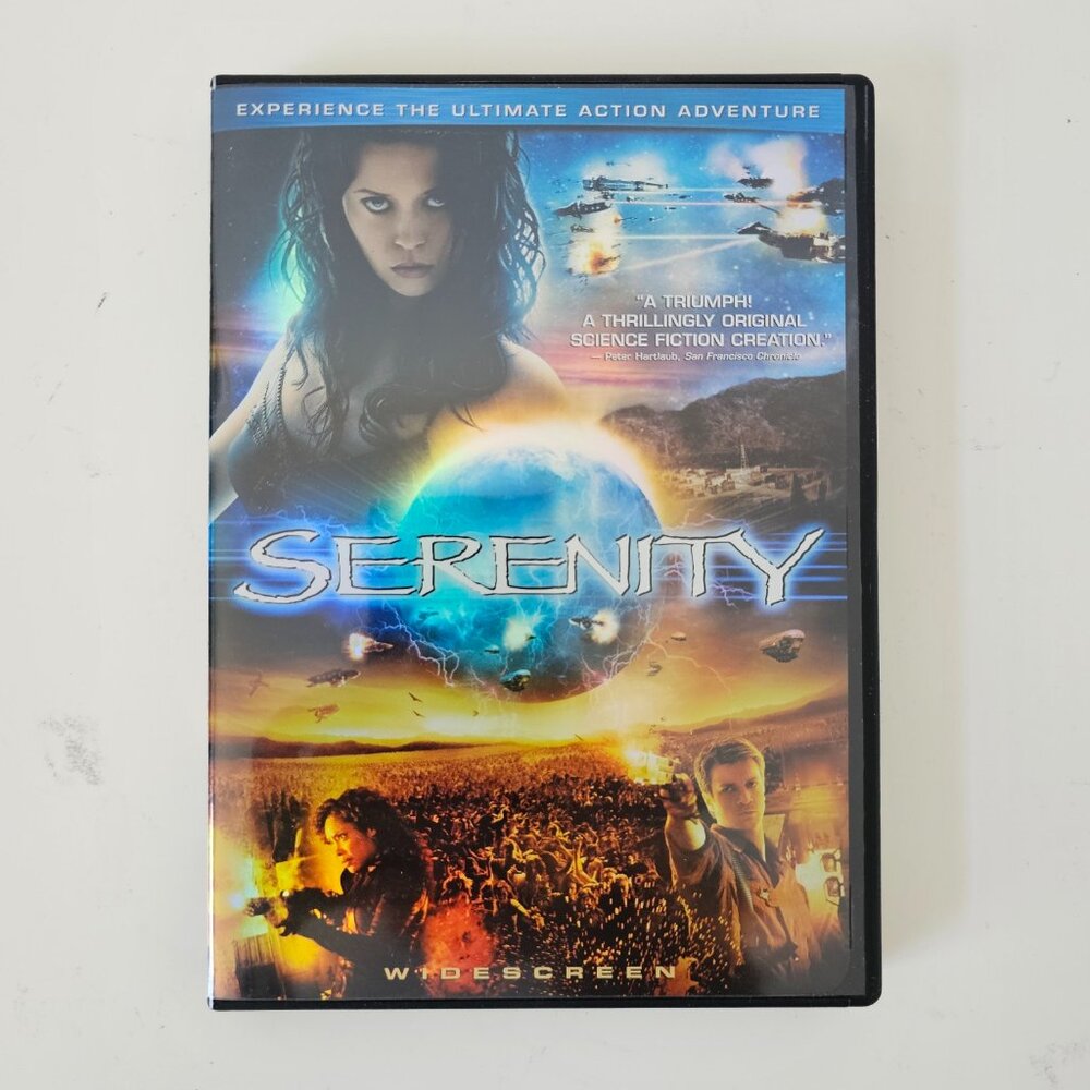 Serenity DVD 2005 Widescreen - Nathan Fillion, Gina Torres, Summer Glau
